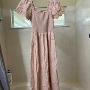 Madewell Pink Midi Dress